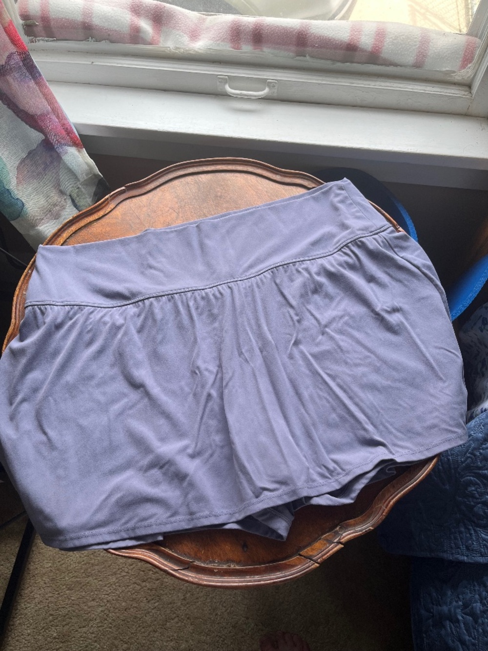 Old Navy 2X Skort Lavender Lilac Periwinkle High Rise 2-in-1 Shorts Skirt Active
